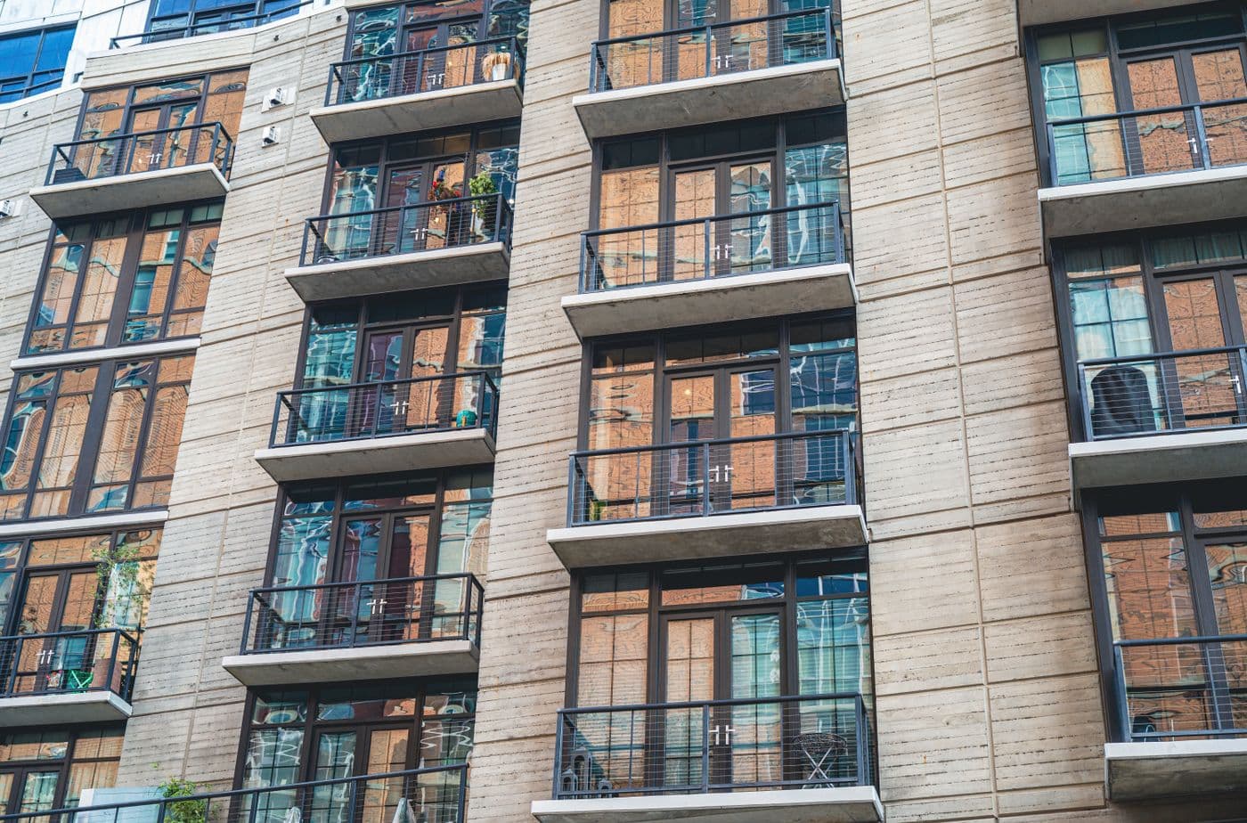 Modern residential apartment towers in the Pal area of west Surat